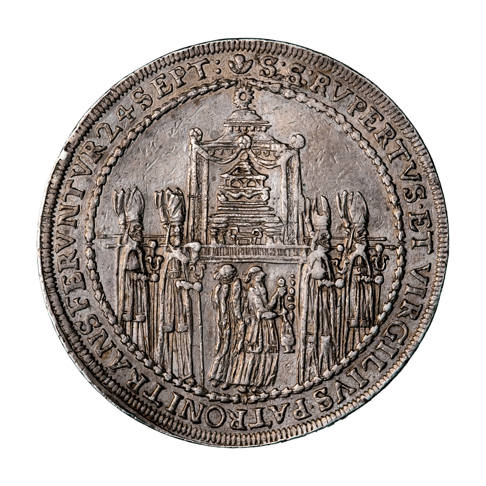 Зальцбург, архієпископство. Архієпископ Паріс фон Лондрон (1619-1653). Талер 1628